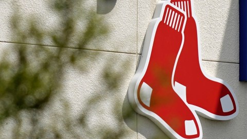 Red Sox logo at JetBlue Park