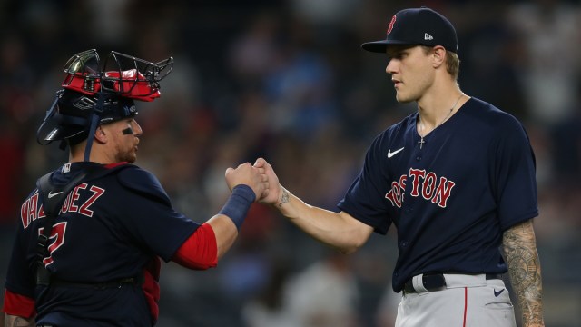 Boston Red Sox Catcher Christian Vázquez And Pitcher Tanner Houck