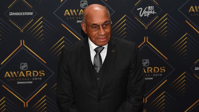 Former Boston Bruins player Willie O'Ree