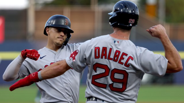 Boston Red Sox center fielder Enrique Hernandez, Bobby Dalbec