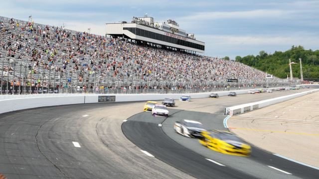 NASCAR drivers at New Hampshire Motor Speedway