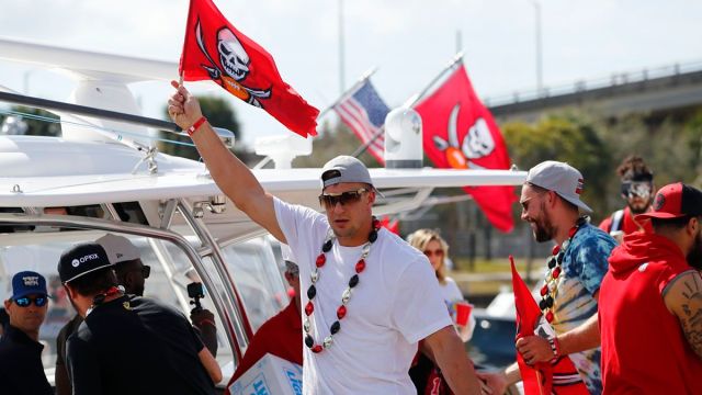 Tampa Bay Buccaneers tight end Rob Gronkowski