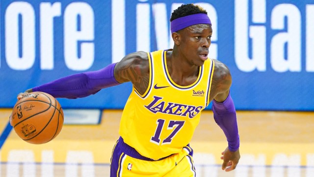 Los Angeles Lakers point guard Dennis Schroder