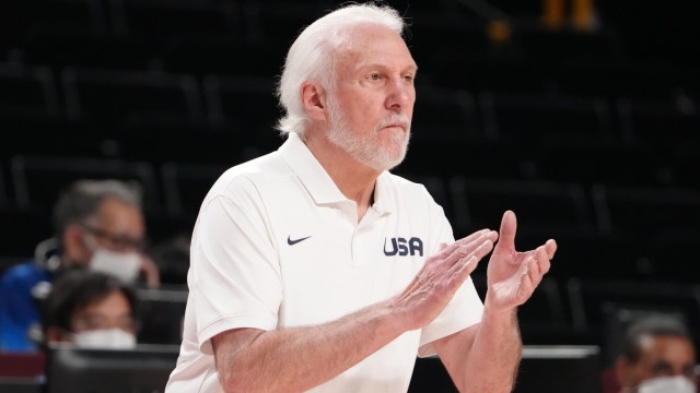 San Antonio Spurs Head Coach Gregg Popovich
