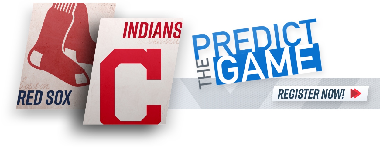 Red Sox vs. Indians "Predict The Game"