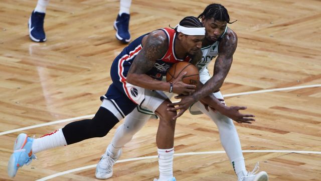 Washington Wizards guard Bradley Beal, Boston Celtics guard Marcus Smart