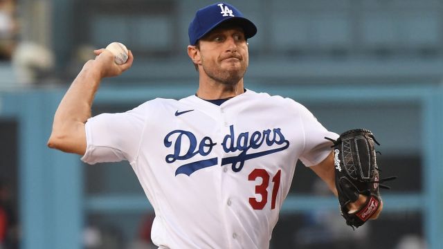 Los Angeles Dodgers pitcher Max Scherzer