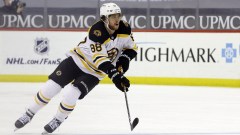 Boston Bruins winger David Pastrnak