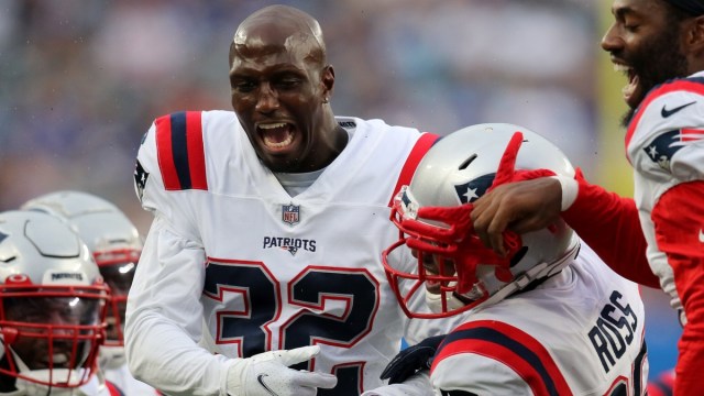 New England Patriots defensive back Devin McCourty