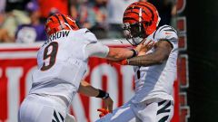 Cincinnati Bengals quarterback Joe Burrow and wide receiver Ja'Marr Chase
