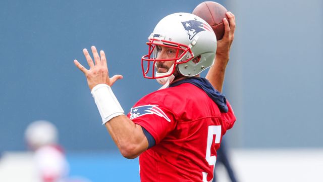 New England Patriots quarterback Brian Hoyer