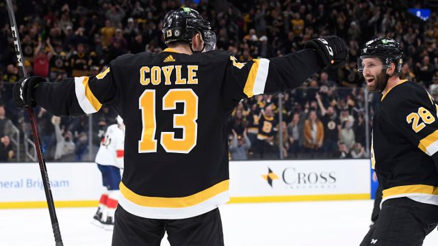 Boston Bruins forward Charlie Coyle