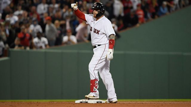 Boston Red Sox catcher Christian Vázquez