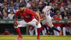 Boston Red Sox pitcher Darwinzon Hernandez, Houston Astros second baseman Jose Altuve
