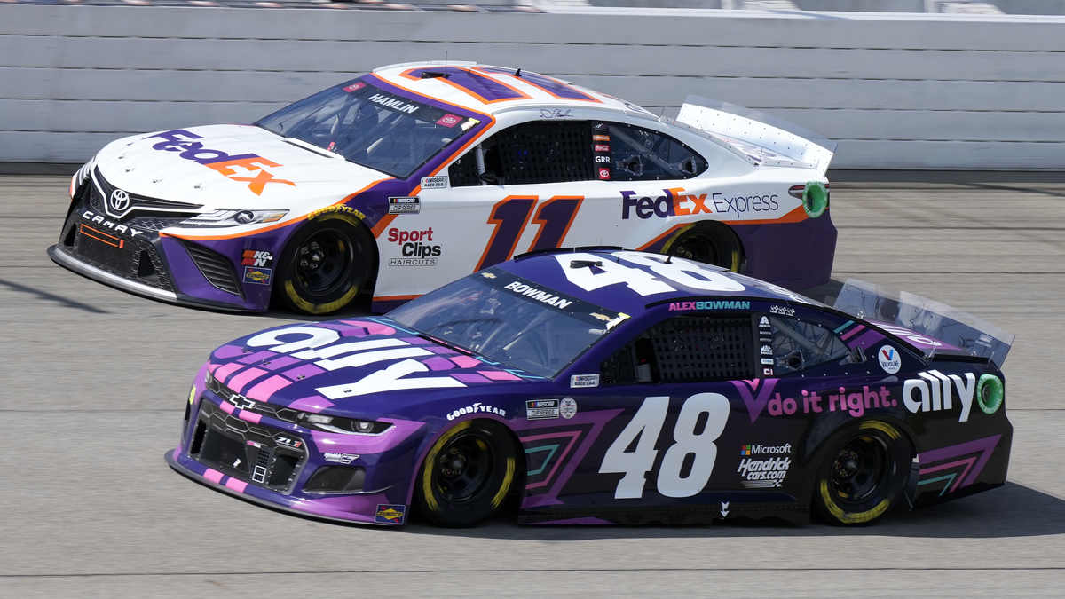 NASCAR's Bowman drives on, shrugs off Hamlin 'hack' label