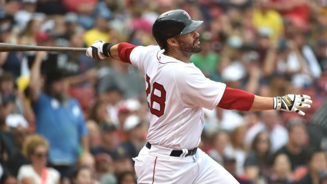 Boston Red Sox designated hitter J.D. Martinez