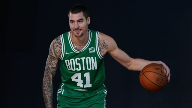 Boston Celtics forward Juancho Hernangomez