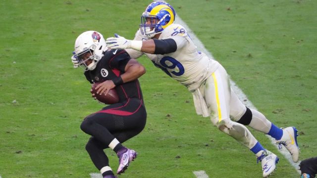 Arizona Cardinals quarterback Kyler Murray and Los Angeles Rams defensive tackle Aaron Donald