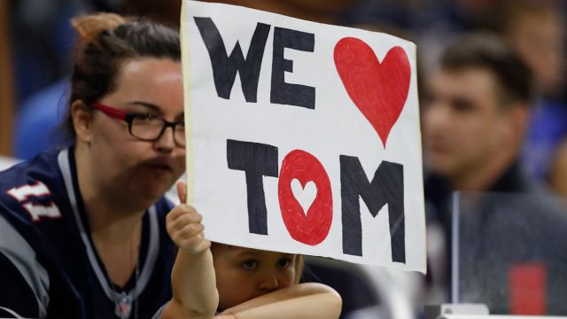 Tom Brady Patriots fans