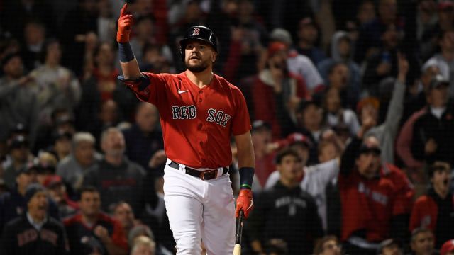 Boston Red Sox designated hitter Kyle Schwarber