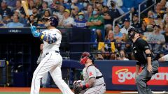 Tampa Bay Rays designated hitter Nelson Cruz