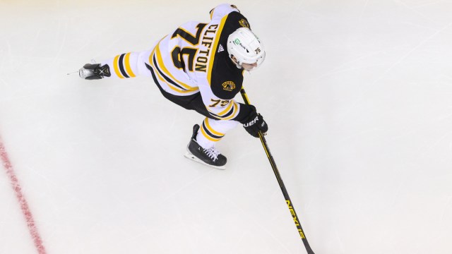 Boston Bruins defenseman Connor Clifton