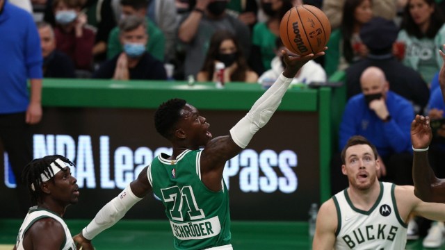 Boston Celtics guard Dennis Schroder
