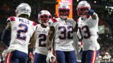 New England Patriots players Devin McCourty, Joejuan Williams