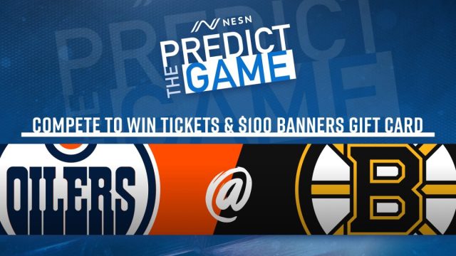 'Predict The Game' 'Predict The Game' Bruins vs. Oilers