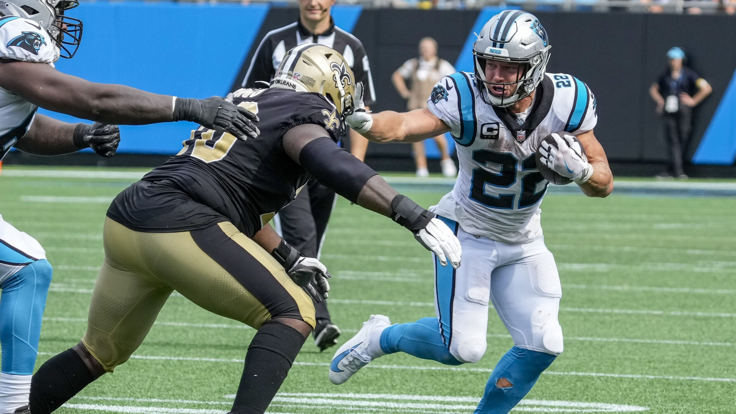 Christian McCaffrey player props odds, tips and betting trends for Week 6, Panthers vs. Rams