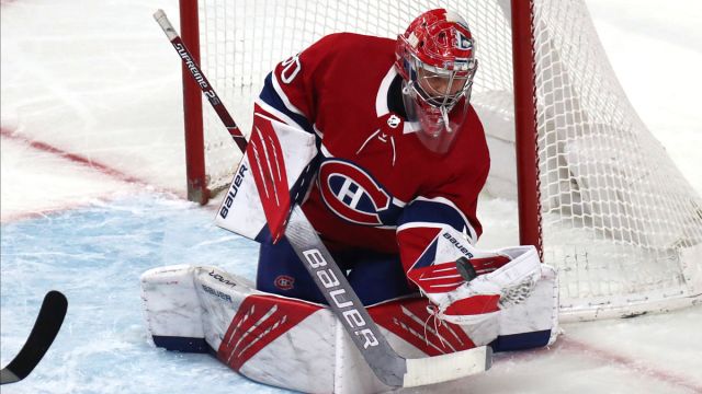 Montreal Canadiens goaltender Cayden Primeau