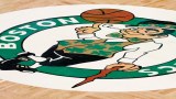 Boston Celtics center court TD Garden