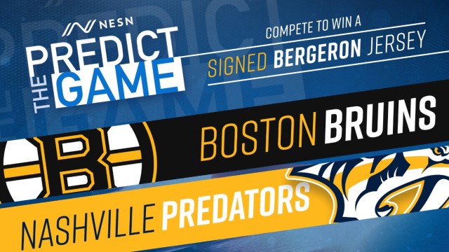 Bruins-Predators 'Predict The Game'