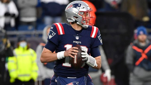 New England Patriots quarterback Mac Jones