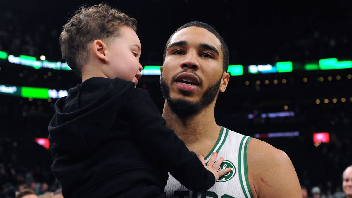 Jayson Tatum Opens Up About Son Deuce 'We're Growing Up Together'