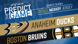 Bruins vs. Ducks "Predict The Game"