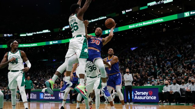 Boston Celtics forward Aaron Nesmith