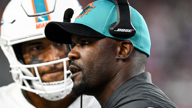 Miami Dolphins head coach Brian Flores