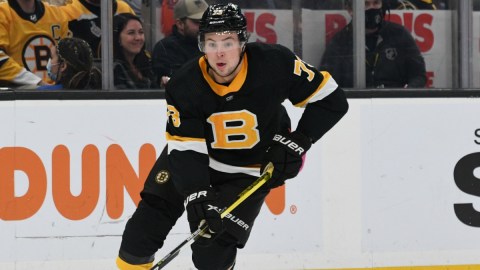 Boston Bruins defenseman Charlie McAvoy