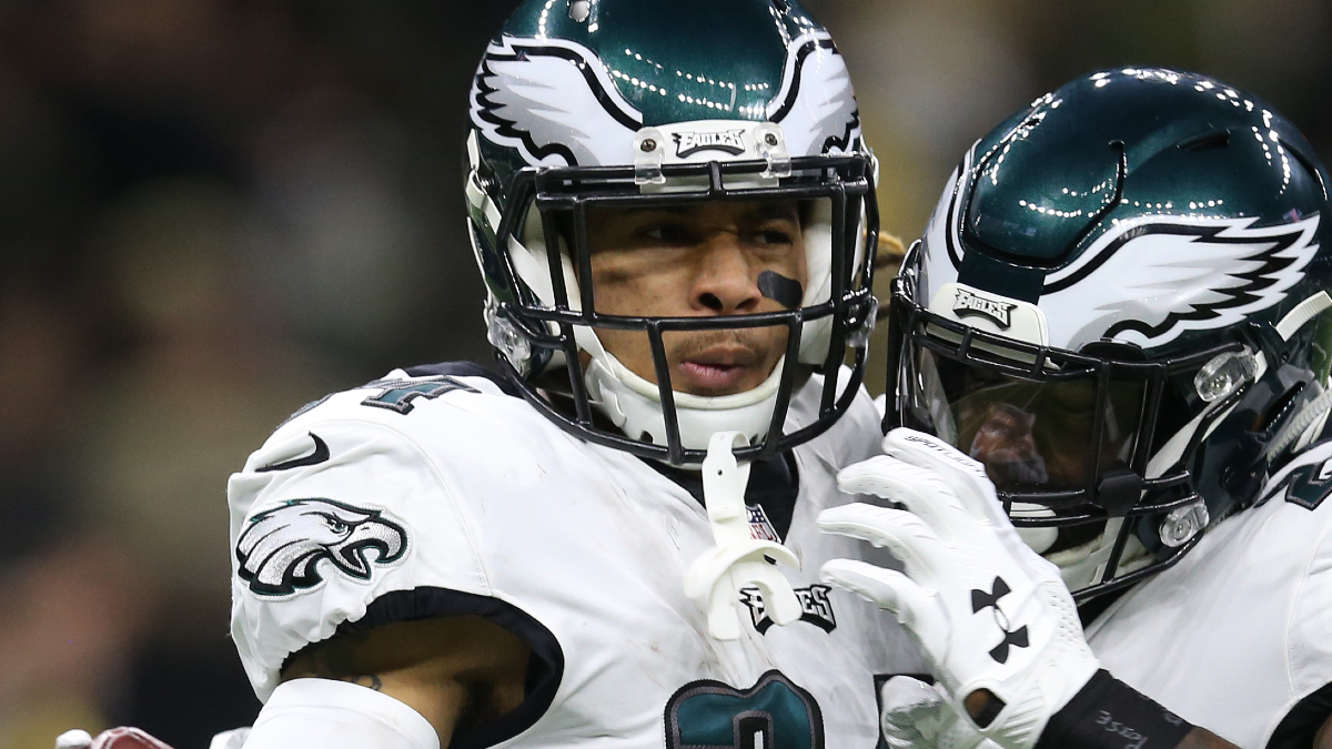 DOLPHINS SIGN EX-EAGLES SLOT CORNER CRE'VON LEBLANC