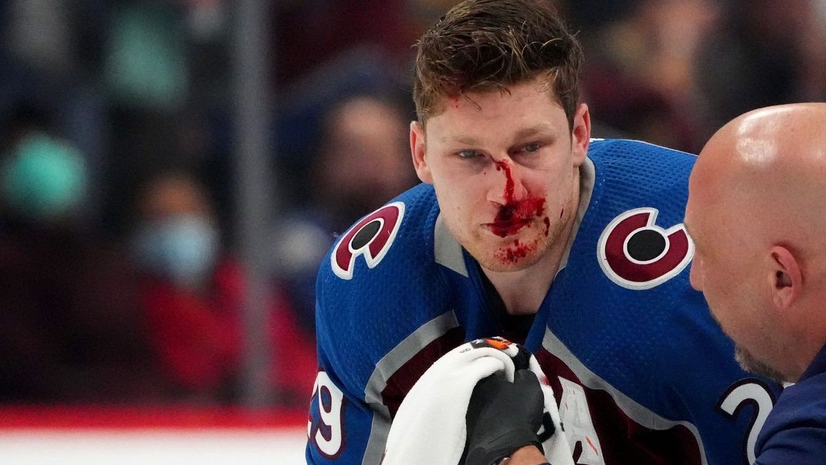 Nathan MacKinnon injury update: Avalanche All-Star leaves game after  collision with Bruins' Taylor Hall