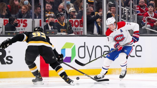 Boston Bruins center Tomas Nosek, Montreal Canadiens right wing Tyler Toffoli