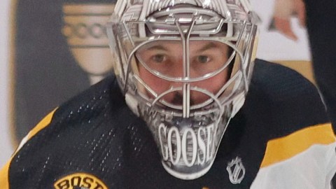 Boston Bruins goaltender Troy Grosenick