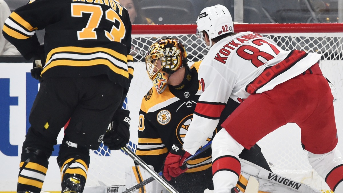 Bruins Watch Winning Streak End In Blowout Loss Against Hurricanes