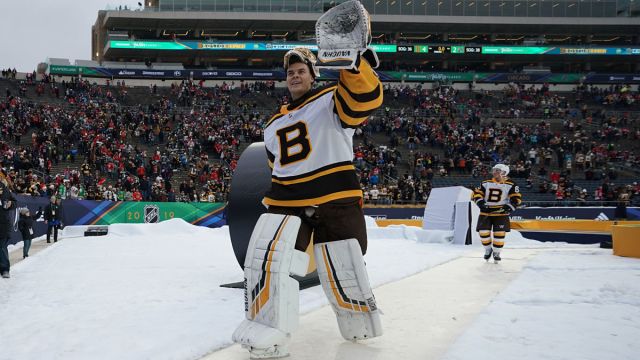 Boston Bruins goaltender Tuukka Rask