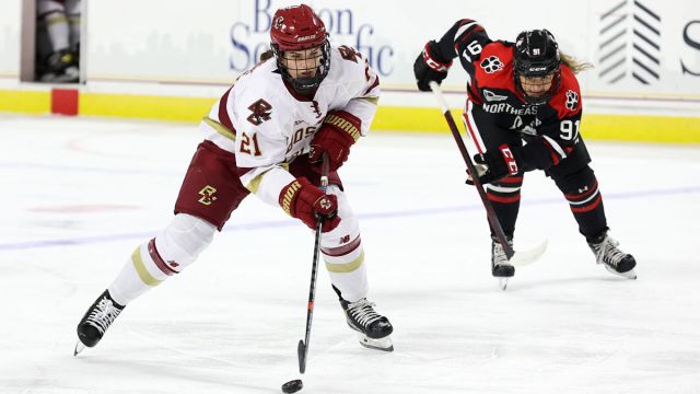 Boston College women's hockey forward Abby Newhook