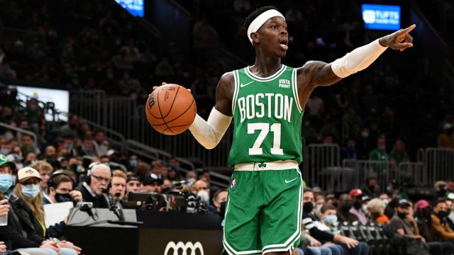 Boston Celtics guard Dennis Schröder