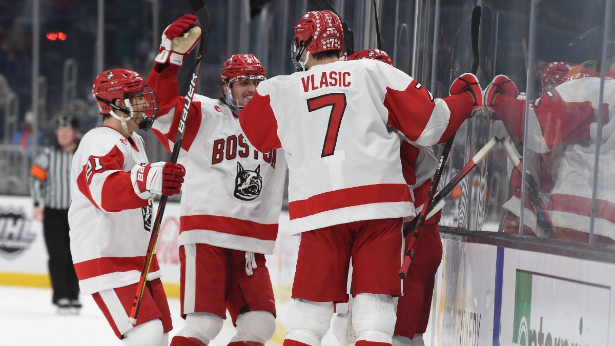 Check Out Sights, Sounds From Boston University's Beanpot Win
