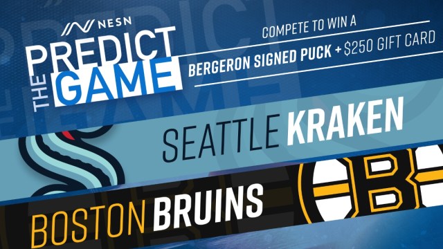 Bruins-Kraken "Predict The Game"