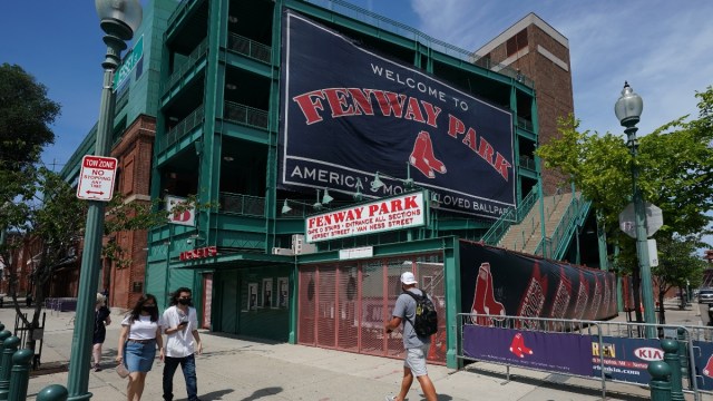 General view of Fenway Park